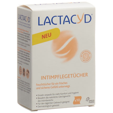 Lactacyd Intimpflegetücher einzelnverpackt 10 Stk