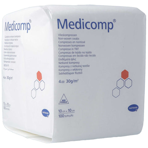 Medicomp 4 fach S30 10x10cm unsteril Btl 100 Stk