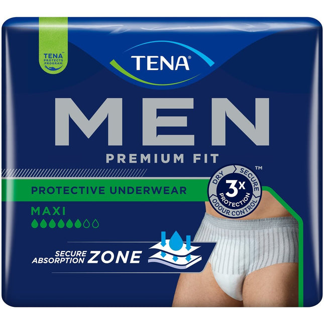 TENA Men Premium Fit Protective Underwear Level 4 S/M 12 Stk