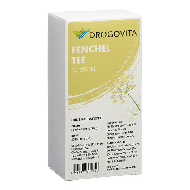 Drogovita Fenchel Tee Btl 20 Stk