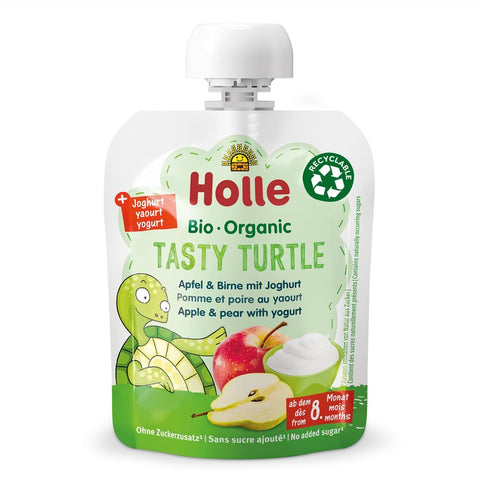 Holle Tasty Turtle Apfel & Birne mit Joghurt Btl 85 g