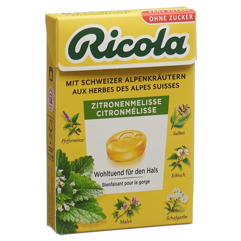 Ricola Zitronenmelisse Bonbons ohne Zucker mit Stevia