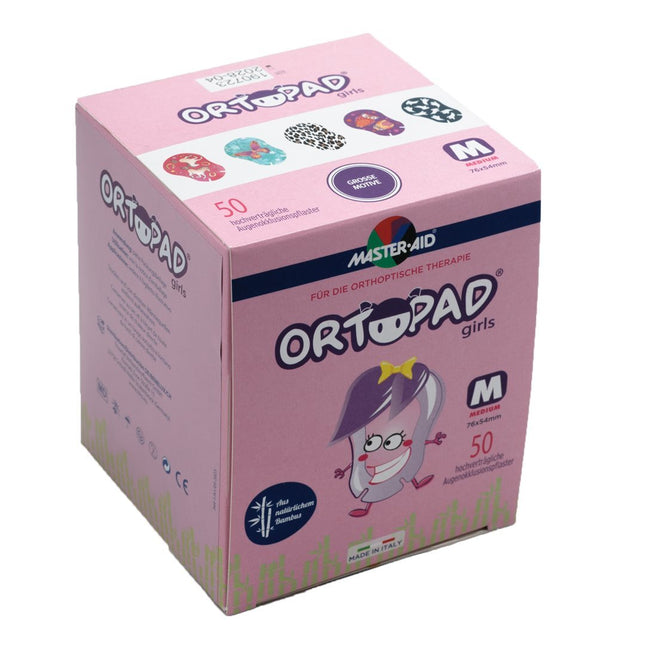 Ortopad Occlusionspflaster Medium Girls 2-4 Jahre 50 Stk