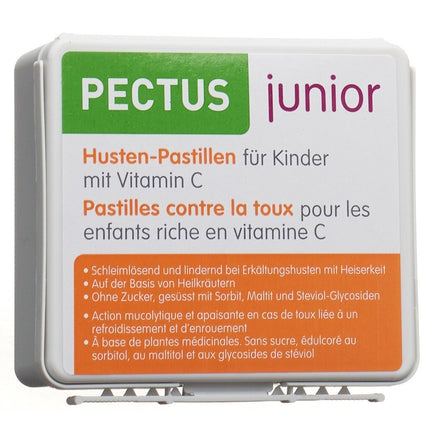Pectus Junior Hustenpastillen für Kinder mit Vitamin C Ds 24 Stk