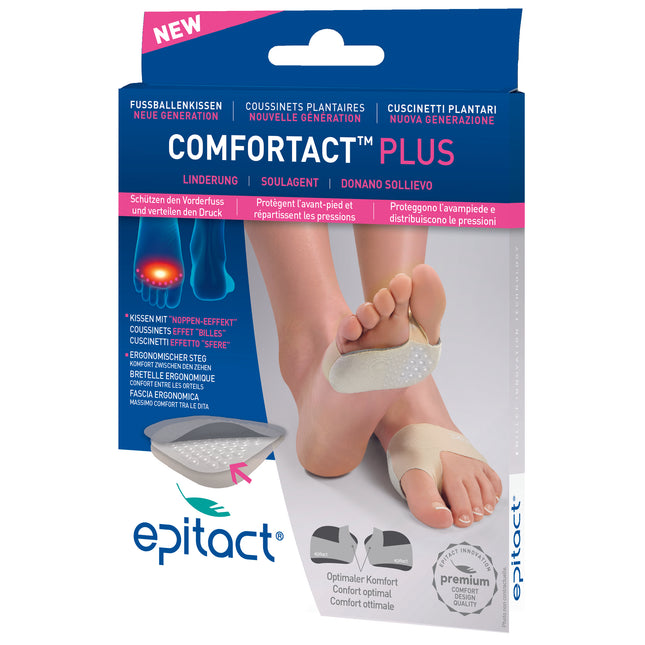 Epitact Fussballenkissen Comfortact Plus M 39-41 NEUE GENERATION 1 Paar