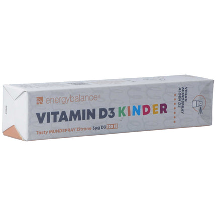 energybalance Vitamin D3 Kinder Mundspray 3 mcg Tasty Zitrone 25 ml