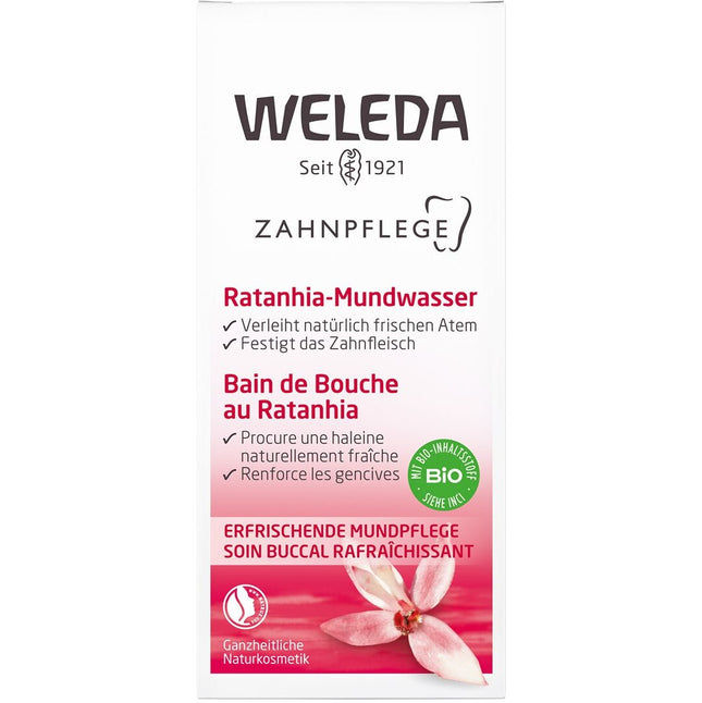 Weleda Mundwasser Ratanhia Fl 50 ml