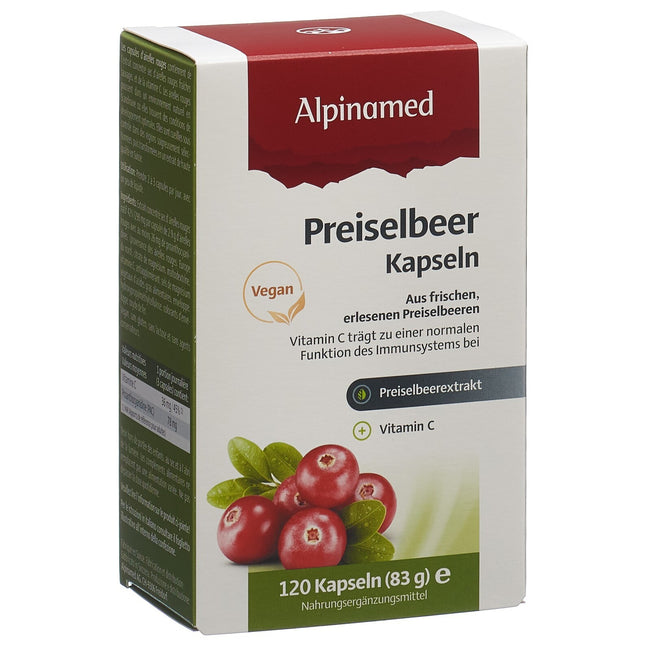 ALPINAMED Preiselbeer Kaps 120 Stk