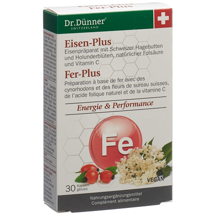 Dünner Eisen-Plus Kaps 30 Stk