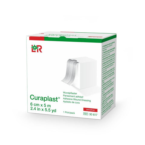 Curaplast Wundverband 6cmx5m hautfarbig Rolle