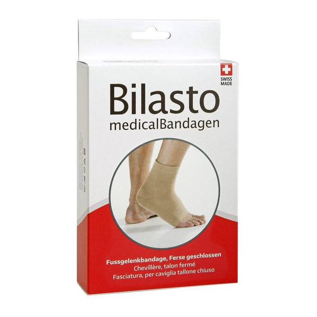 Bilasto Fussgelenkbandage XL Ferse geschlossene beige