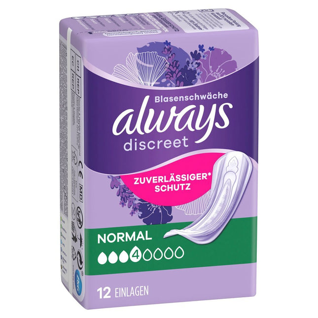 always Discreet Inkontinenz Normal 12 Stk