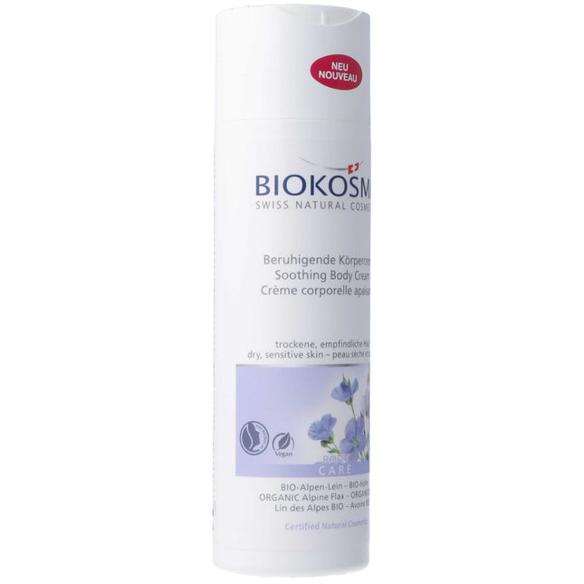 BIOKOSMA Körpercreme Alpen-Lein Hafer BIO Fl 200 ml