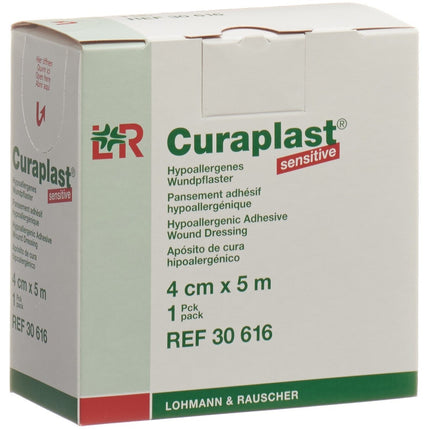 Curaplast Wundverband 4cmx5m hautfarbig Rolle