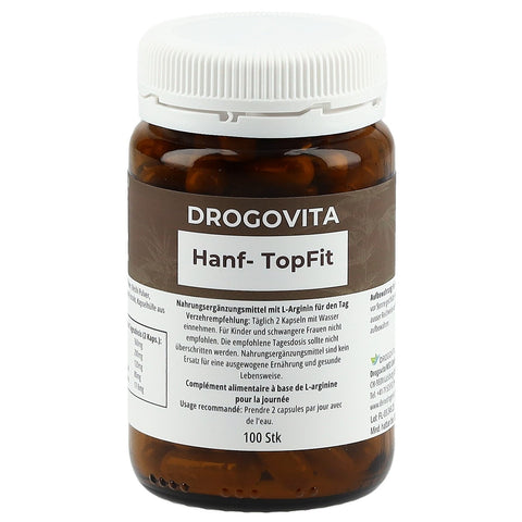 Drogovita Hanf TopFit Kaps Glas 100 Stk