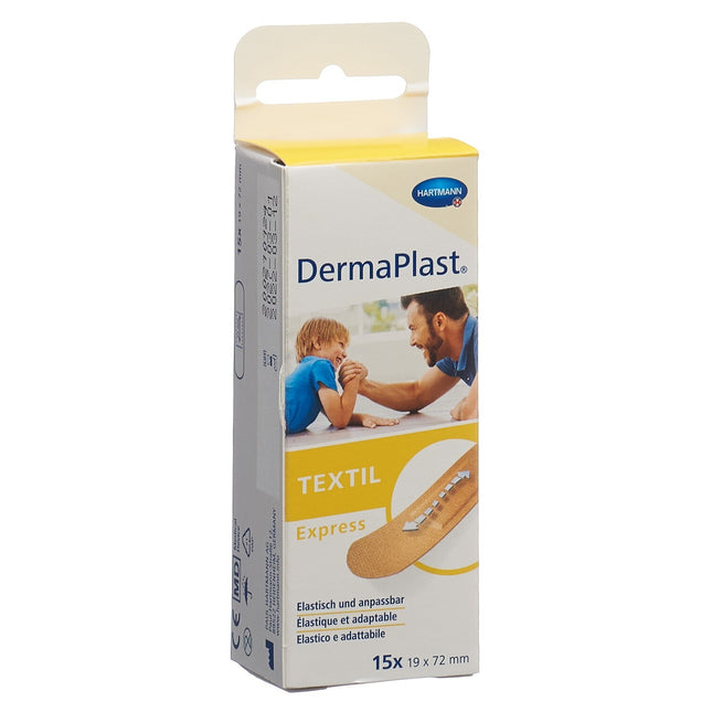 DermaPlast Textil Express Strips 19x72mm 15 Stk