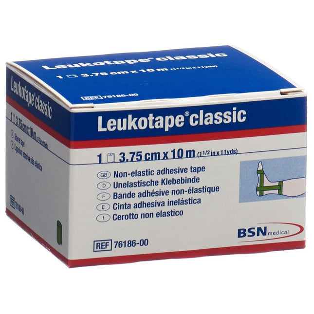 Leukotape classic Pflasterband 10mx3.75cm grün