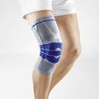 GenuTrain Aktivbandage mit Silikonrand Gr4 titan