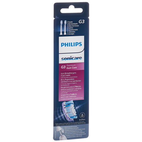 Philips Sonicare Ersatzbürstenköpfe G3 Premium GumCare HX9052/17 2 Stk