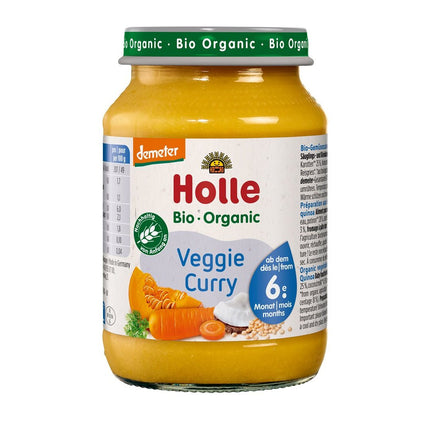 Holle Veggie Curry Glas 190 g