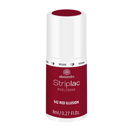 Alessandro International Striplac 2 0 Peel or Soak Red Illusion