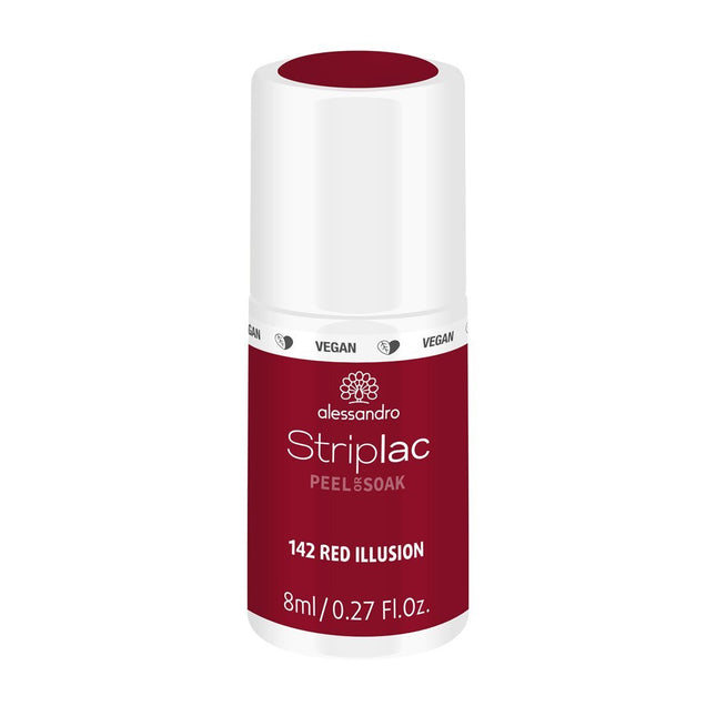 Alessandro International Striplac 2 0 Peel or Soak Red Illusion