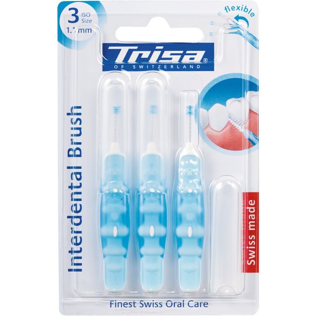 Trisa Interdental Brush ISO 3 1.1mm 3 Stk