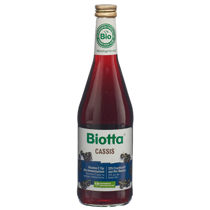 BIOTTA Cassis Bio, Karton mit 6 Flaschen à 5 dl