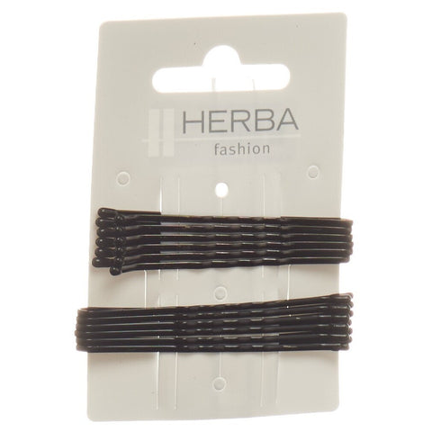 Herba Klemme 6+6.5cm schwarz 12 Stk