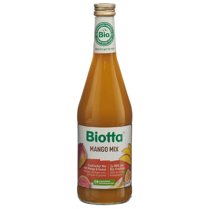 BIOTTA Mango Mix Bio, Karton mit 6 Flaschen à 5 dl