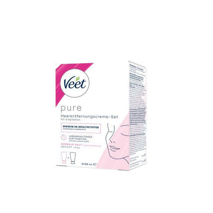 Veet Haarentfernungs-Set Gesicht 2 x 50 ml