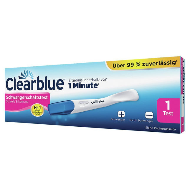 CLEARBLUE Schwangerschaftstest Schnell Erken