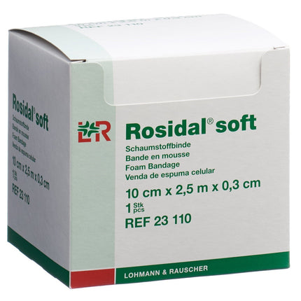 Rosidal soft Schaumstoffbinde 2.5mx10cmx0.3cm