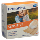 Dermaplast Sensitive Schnellverband 4cmx5m beige Rolle