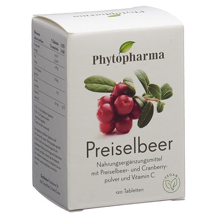 PHYTOPHARMA Preiselbeer Tabl
