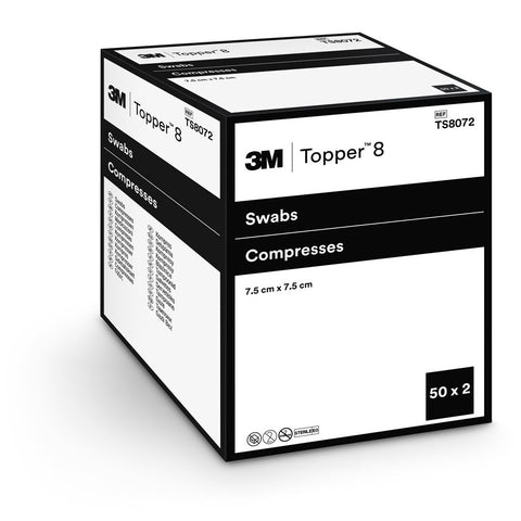 Topper 8 NW Kompressen 7.5x7.5cm steril 100 Stk