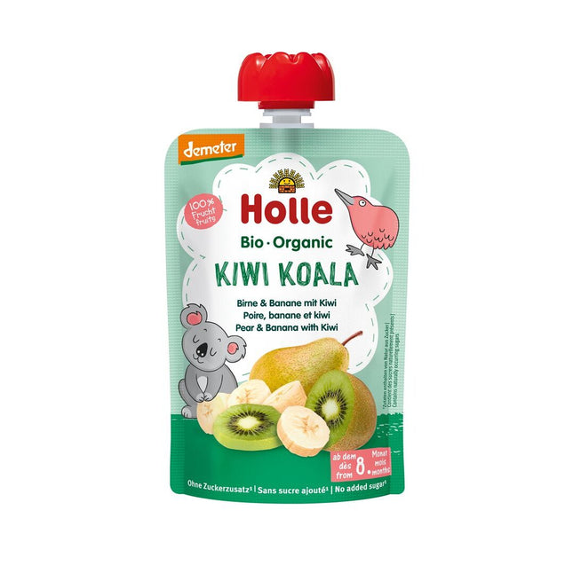 Holle Kiwi Koala - Pouchy Birne & Banane mit Kiwi 100 g