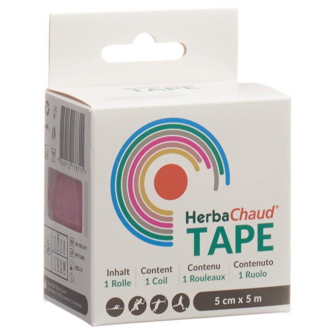 HerbaChaud Tape 5cmx5m pink