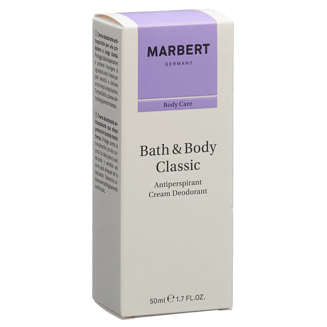 Marbert Bath & Body Classic Anti Perspirant Cream Deodorant 50 ml