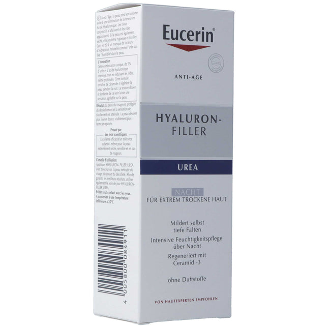 Eucerin HYALURON-FILLER + UREA Nachtpflege Disp 50 ml