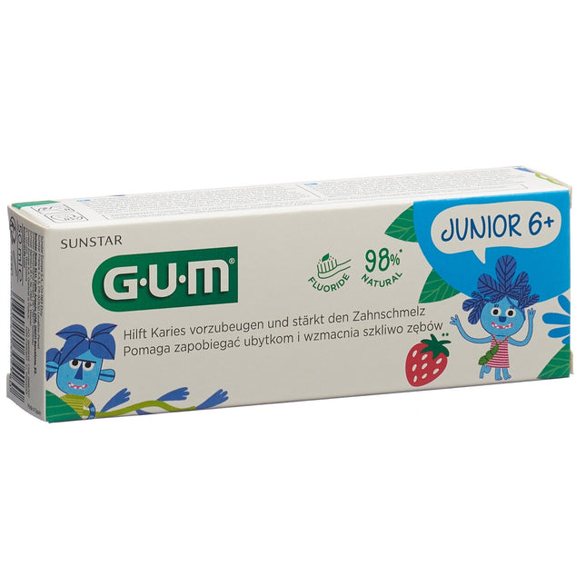 GUM Junior Zahngel 6+ Jahre Erdbeere 50 ml