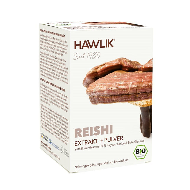 HAWLIK Reishi Extrakt + Pulver Kaps