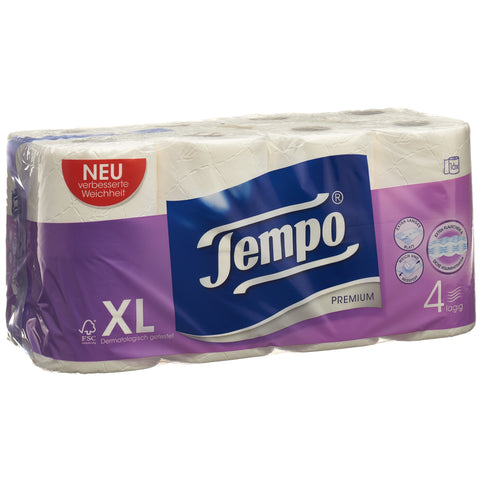 Tempo Toilettenpapier Premium weiss 4lagig 120 Blatt 16 Stk