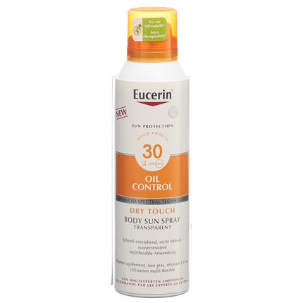 Eucerin SUN Body Spray Oil Contr Dry Touch LSF30 200 ml