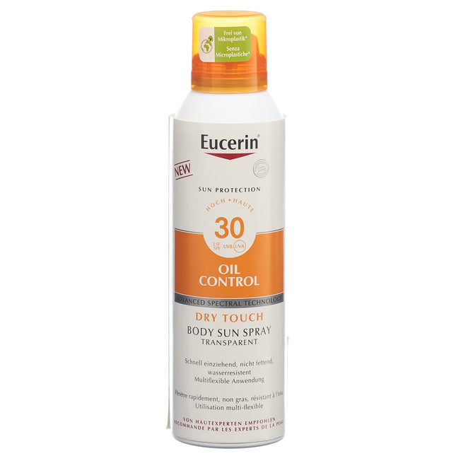 Eucerin SUN Body Spray Oil Contr Dry Touch LSF30 200 ml