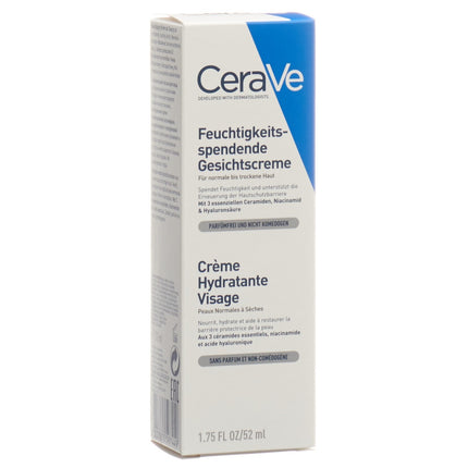 CeraVe Feuchtigkeitsspendende Gesichtscreme Disp 52 ml