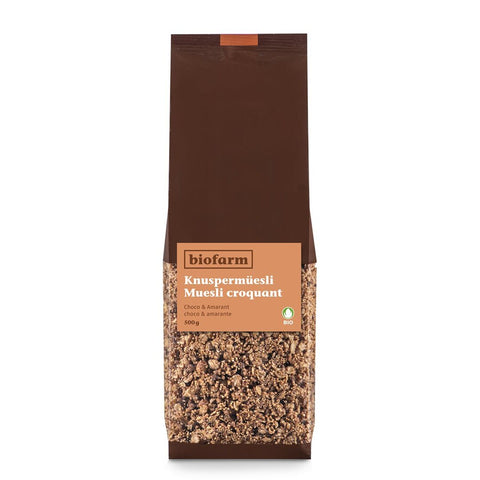 Biofarm Knusper Müesli Amaranth Choco Knos 500 g