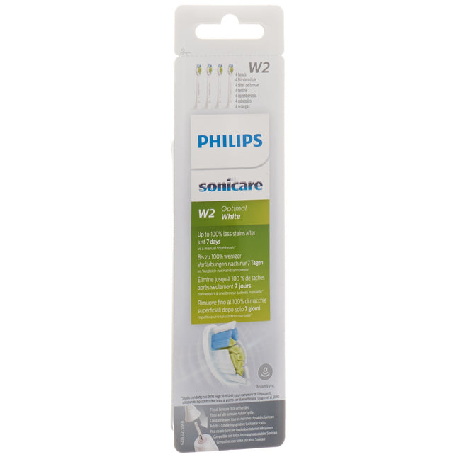 Philips Sonicare OptimalWhite (weiss) Standard BH HX6064/10 4 Stk