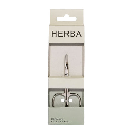 Herba Hautschere 9cm gebogen