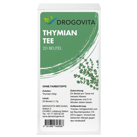Drogovita Thymian Tee Btl 20 Stk